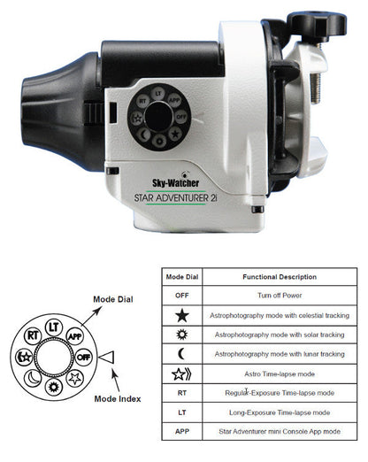 Monture Équatoriale Star Adventurer 2i WiFi - Sky-Watcher