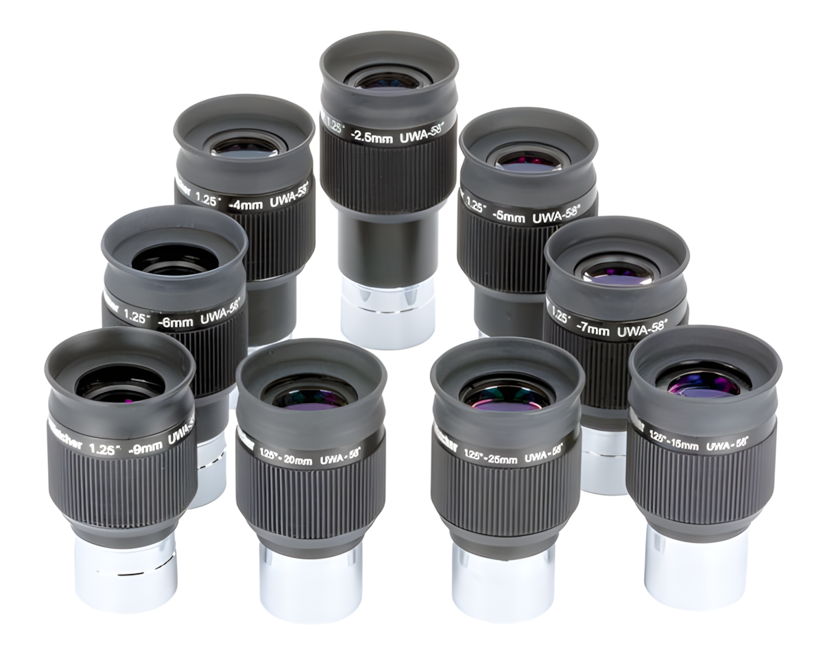 Ocular Super Plössl WA 25mm 58° för astronomi - SkyWatcher