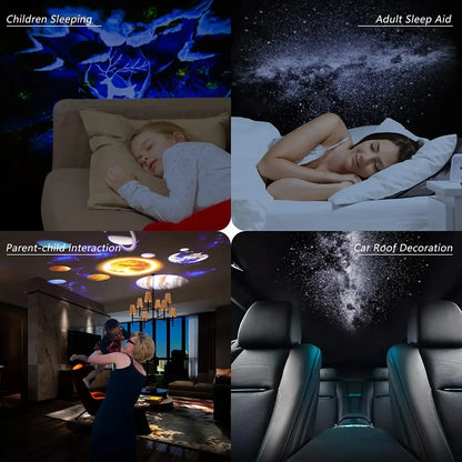 Projecteur Planétarium 13 en 1 avec Disques de Films et HD Rotatif