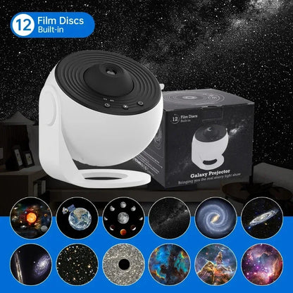 Projecteur Planétarium 13 en 1 avec Disques de Films et HD Rotatif