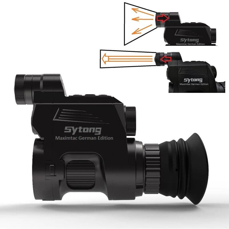 Monoculaire de vision nocturne numérique HT-66 2x 940 nm, oculaire 48 mm - Sytong