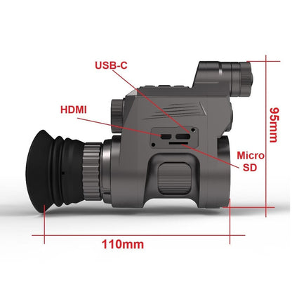 Monoculaire de vision nocturne numérique HT-66 2x 940 nm, oculaire 48 mm - Sytong