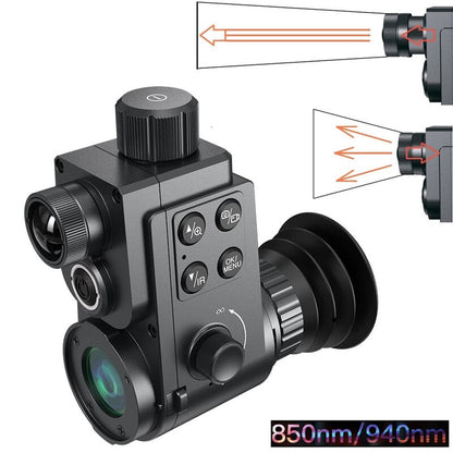 Monoculaire de vision nocturne HT-88 German Edition 16 mm IR 940 nm avec adaptateur pour oculaire de diamètre extérieur 45 mm - Sytong