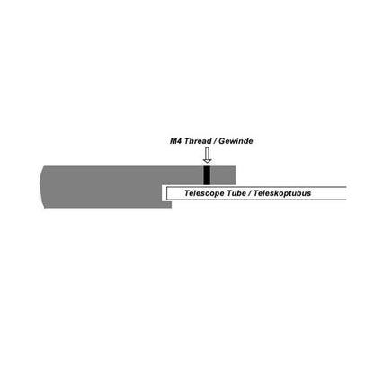 Anneau de fermeture métal pour tube Ø178 mm - TS Optics