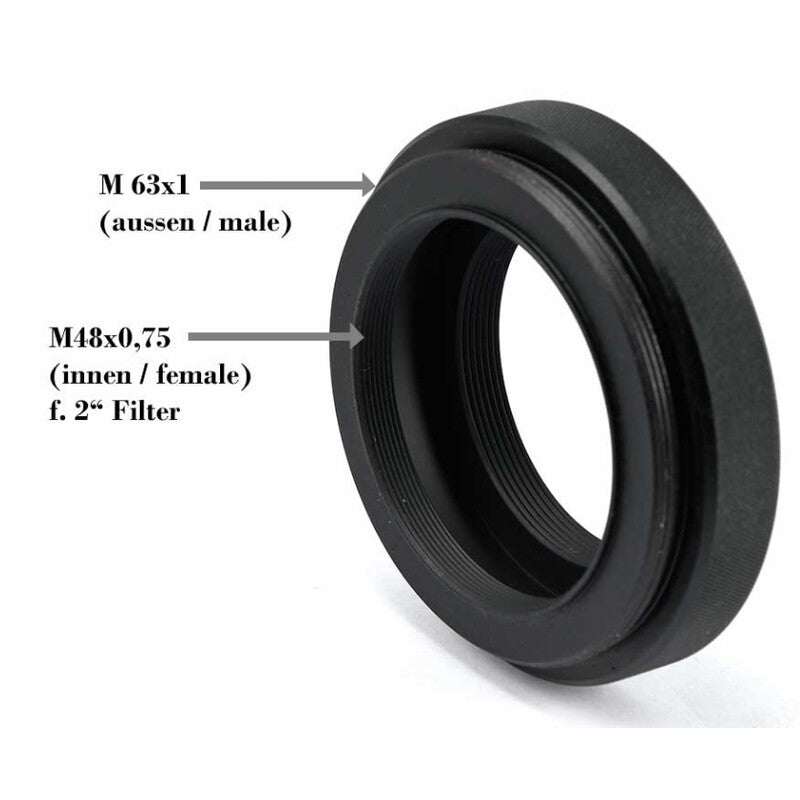 Flattener 1.0x M63 - Feldkorrektur für die Astronomie - TS Optics