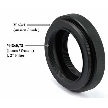 Flattener 1.0x M63 - Feldkorrektur für die Astronomie - TS Optics
