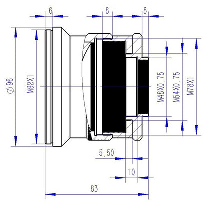 Correcteur de champ 1,0x M92 pour réfracteurs - TS Optics