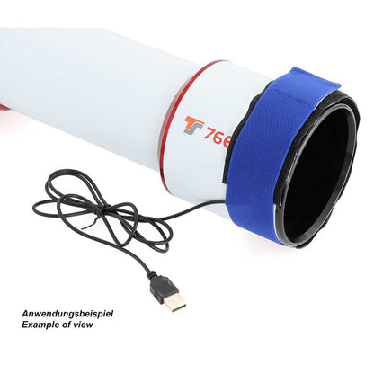 Striscia riscaldante USB 250 mm per ottica - TS Optics
