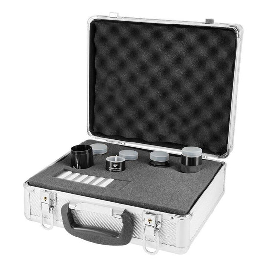Coffret d’oculaires 31,8 mm avec Barlow 2x et filtres TS Optics