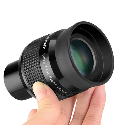 Ocular SV190 1,25 polegadas UF18mm Ultra Flat Field FMC para astronomia