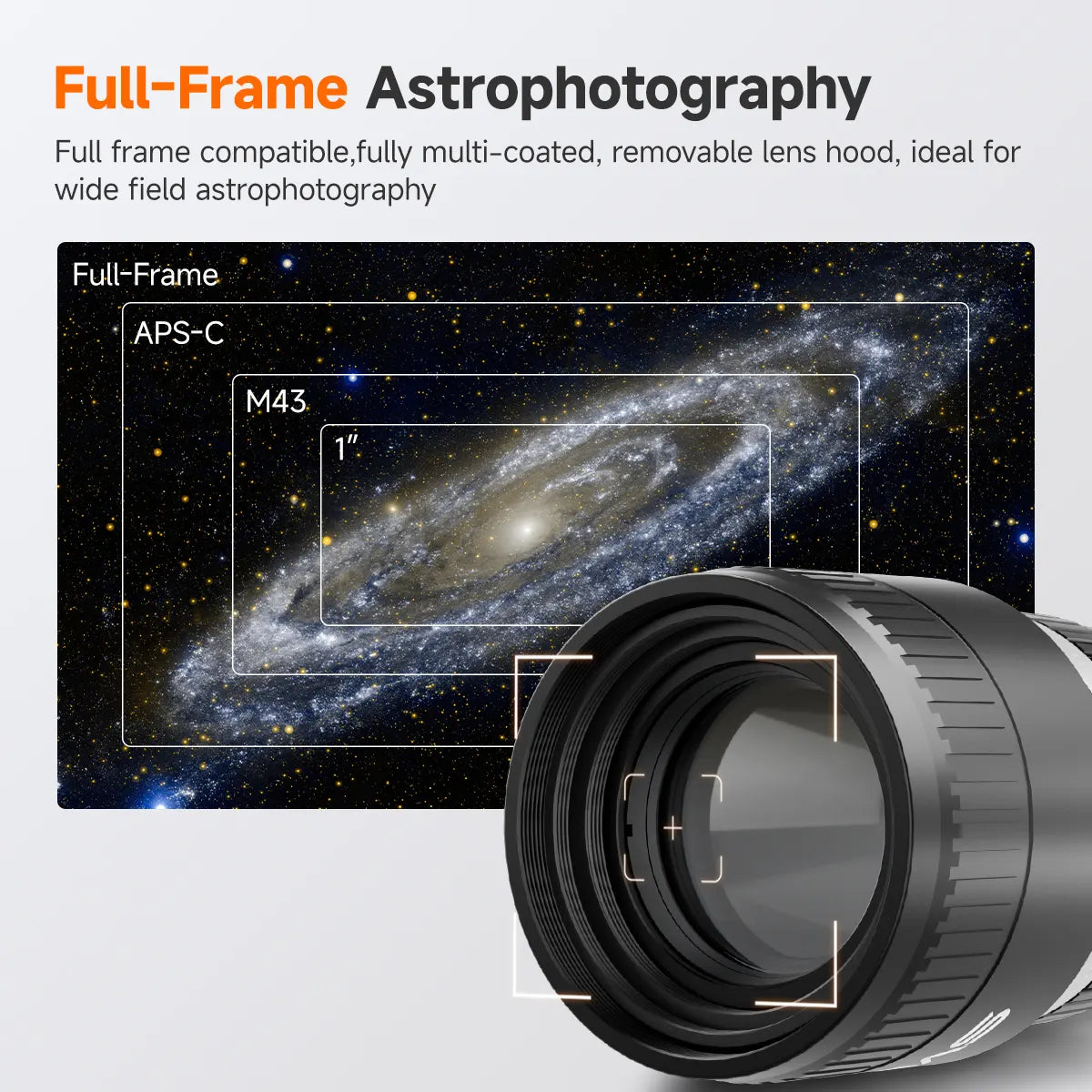 SVBONY SV535 F2.8 105 mm (37mm ouverture) APO Astrophotographie Compact pour Caméras – SVBONY