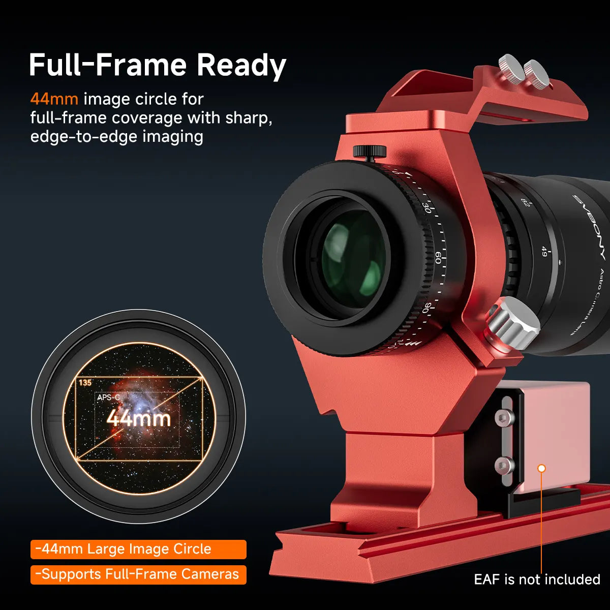 Objectif Petzval APO 45 mm f/4.5 SV545 avec champ plat natif – SVBONY