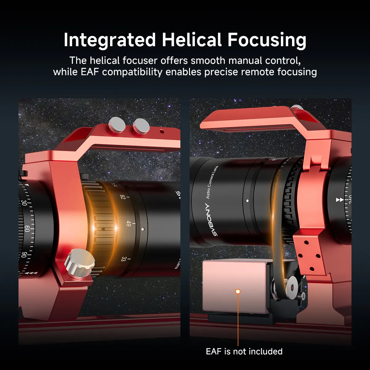 Objectif Petzval APO 45 mm f/4.5 SV545 avec champ plat natif – SVBONY