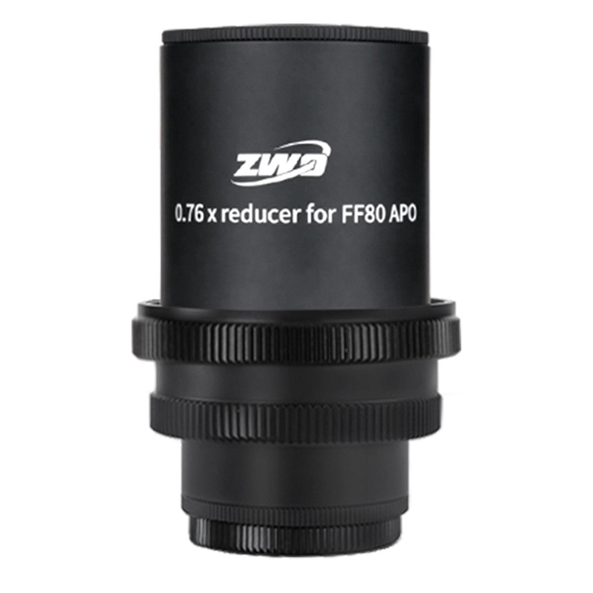 Reducător de focale 0,76x pentru FF80 - ZWO