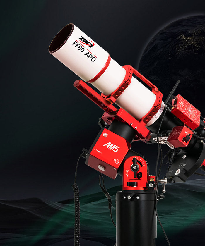 Lunette APO Quadruplet FF80 pour l'imagerie astronomique - ZWO