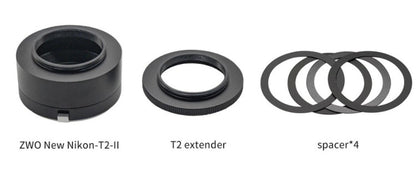 Adaptateur ZWONIKON-T2-II Nikon pour caméras ZWO ASI - ZWO