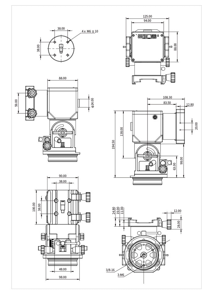 Monture ZWO AM3 met carbonen statief TC40 – ZWO