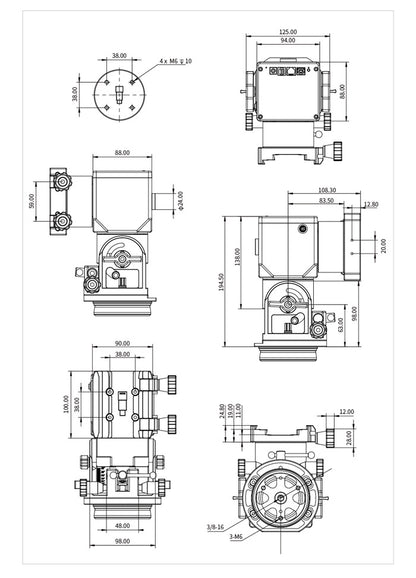 Monture ZWO AM3 met carbonen statief TC40 – ZWO