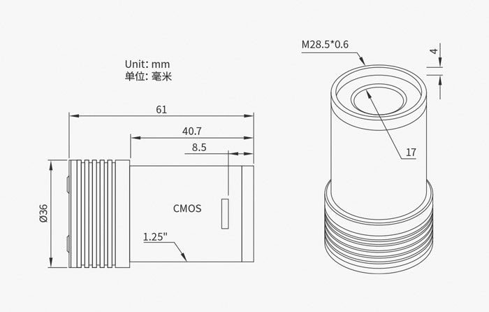 Caméra Monochrome ZWO ASI220MM Mini pour Guidage - ZWO