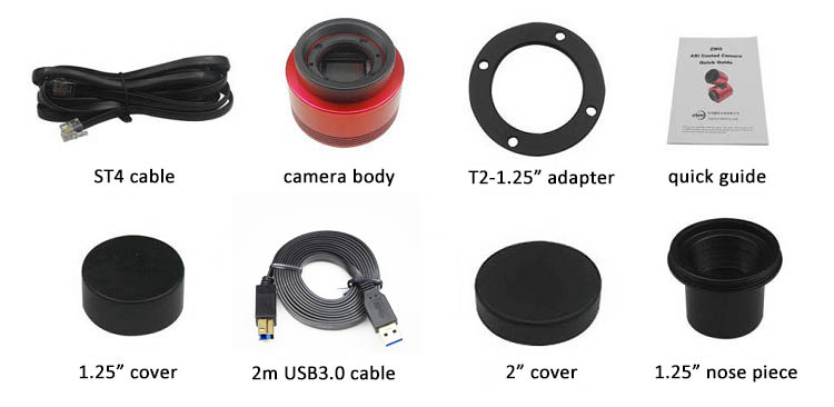 High Sensitivity Monochrome Camera for Astronomy - ZWO ASI183MM