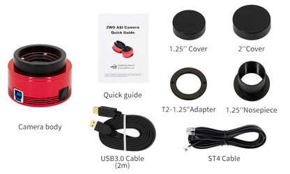 Caméra pour l'astronomie monochrome refroidie ASI294MM-Pro - ZWO