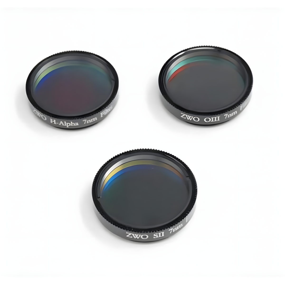 Ha, SII ja OIII filtrite komplekt 7nm 31,75mm - ZWO