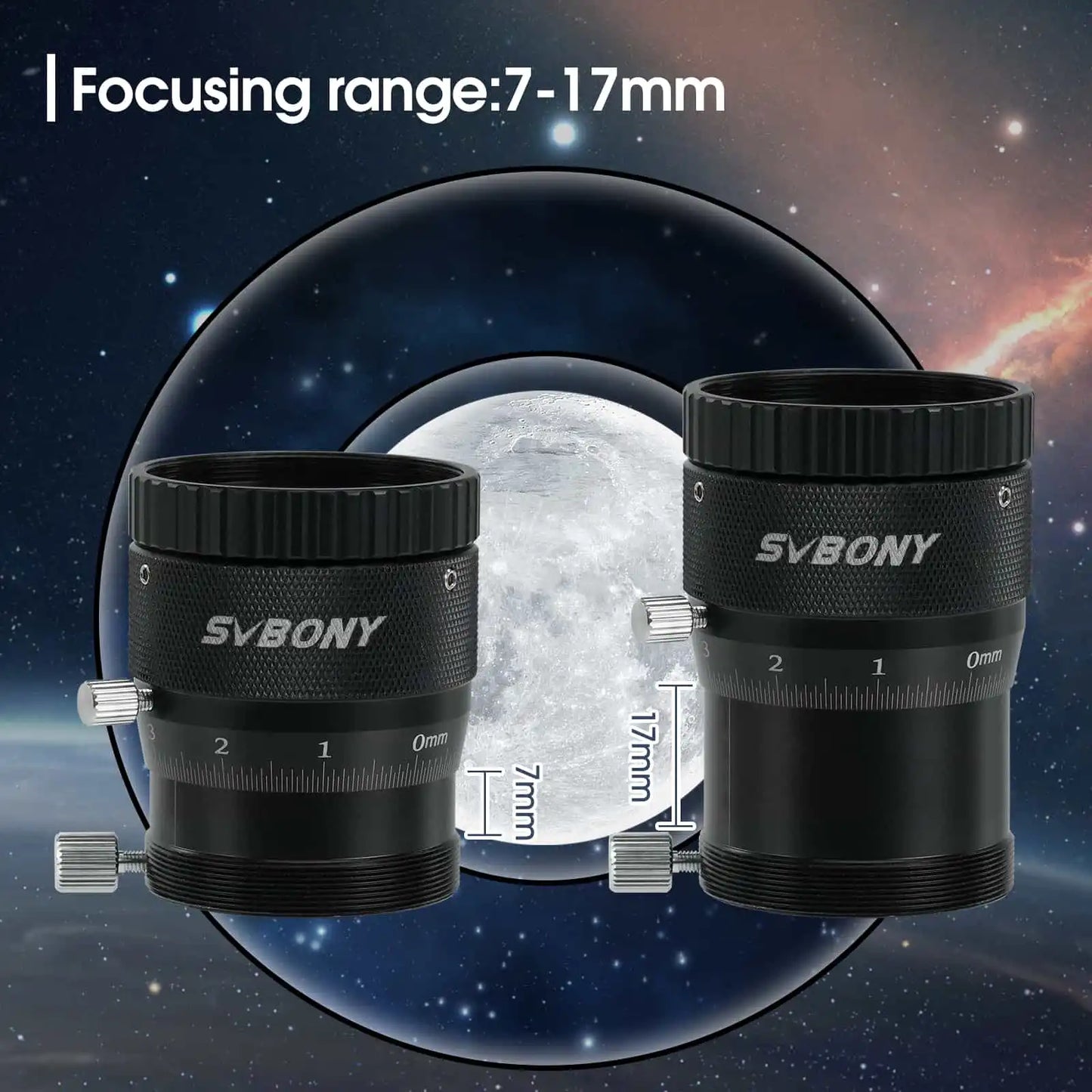 Helical Double Focuser SV161 1,25 inches for Telescope and guide telescope