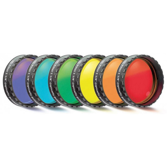 Ensemble de 6 filtres planétaires et cométaires 1,25" - Baader