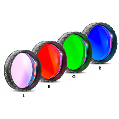 Ensemble de Filtres LRGB CMOS 1,25" pour Imagerie Planétaire - Baader