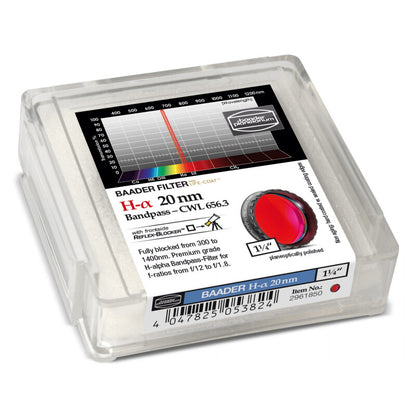 Filtre H-alpha 20nm 1,25” pour l’Astronomie - Baader