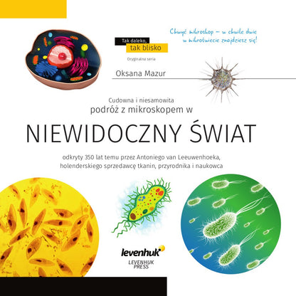 Livre jeunesse Invisible World sur le micromonde - Levenhuk