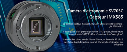 Caméra Planétaire SVBONY SV705C avec Capteur CMOS IMX585 - Astronomy Store