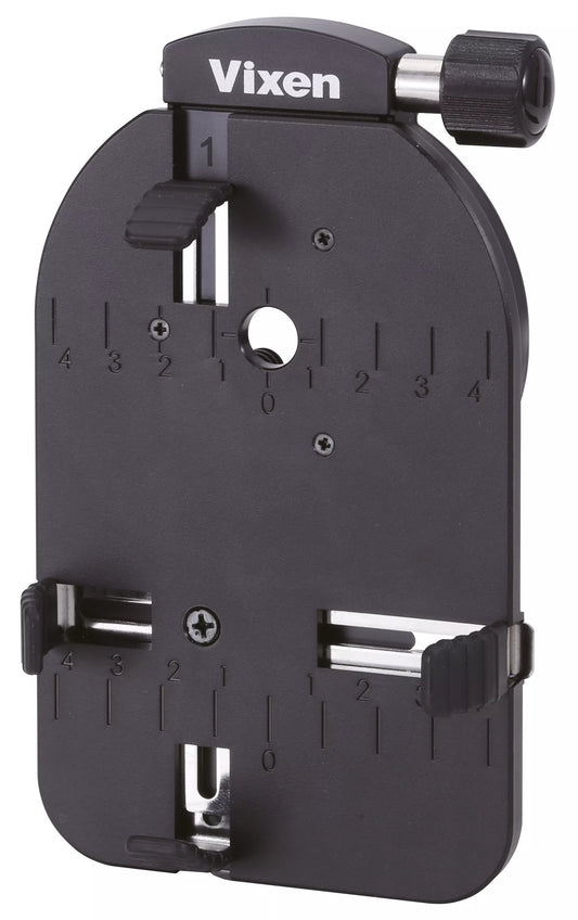 Vixen okostelefon-tartó fényképezéshez távcsövekkel, távcsövekkel, távcsövekkel és mikroszkópokkal