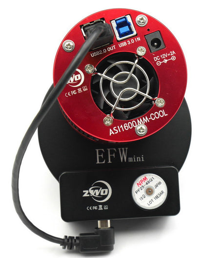 Roda de filtros EFW Mini ZWO 5x31,75mm ou 5x31mm - ZWO