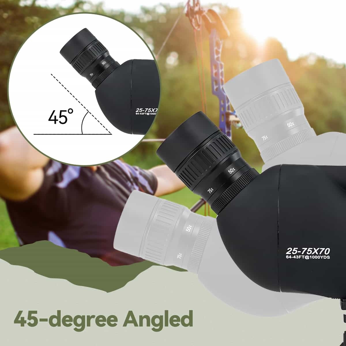 Kikkert SV28 Plus 25-75x70 til fotografi og fugleobservation - SVBONY