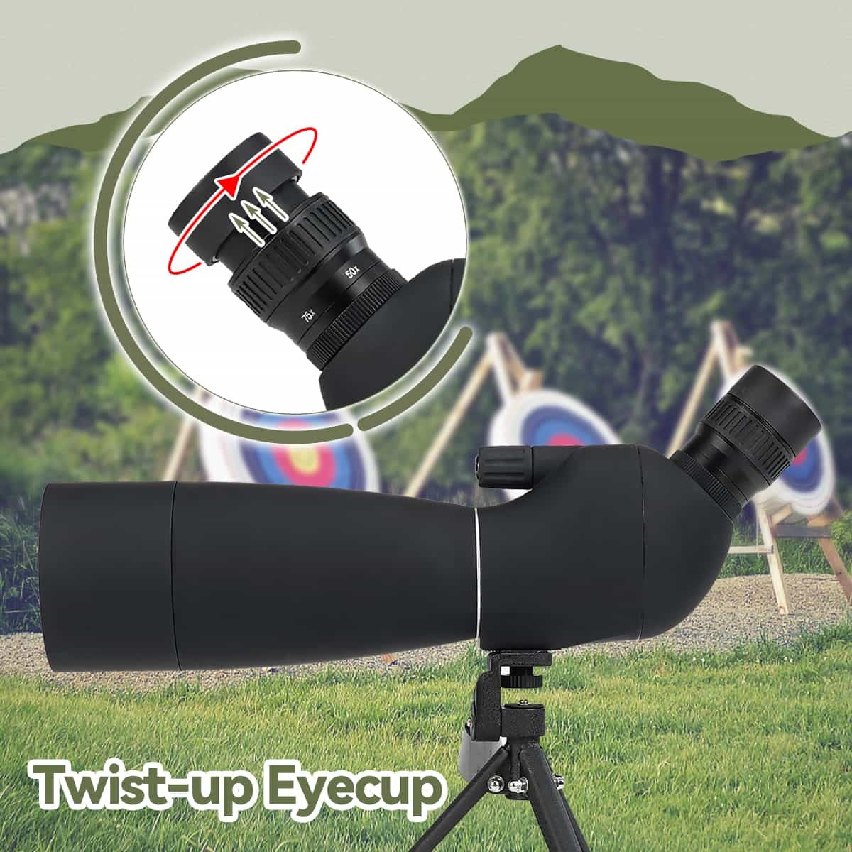 Kikkert SV28 Plus 25-75x70 til fotografi og fugleobservation - SVBONY