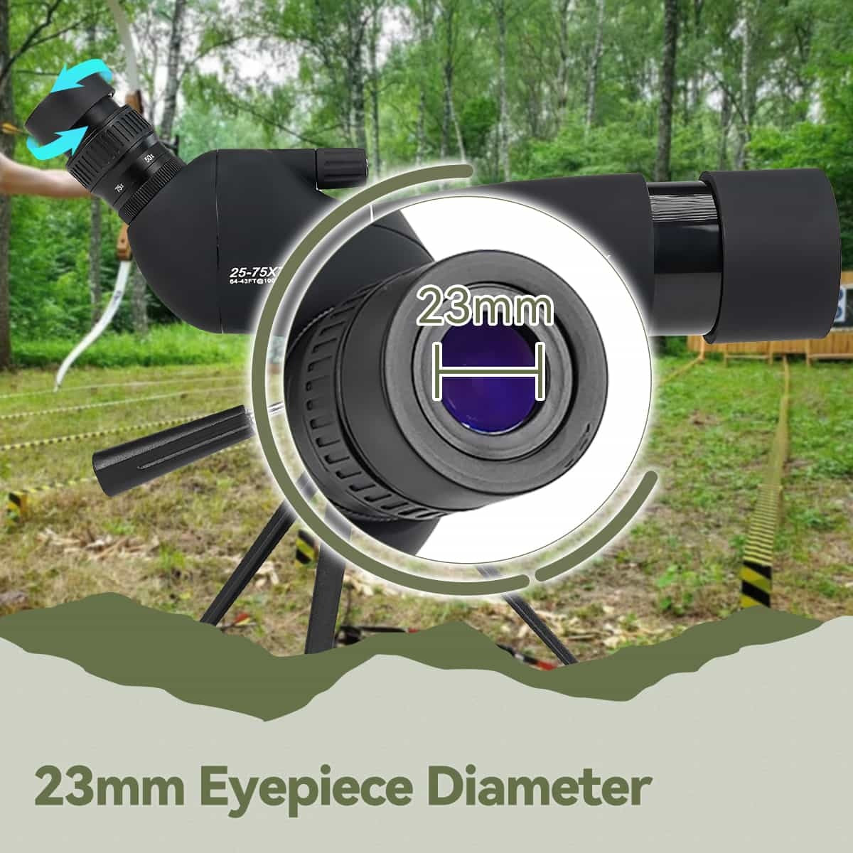 Kikkert SV28 Plus 25-75x70 til fotografi og fugleobservation - SVBONY