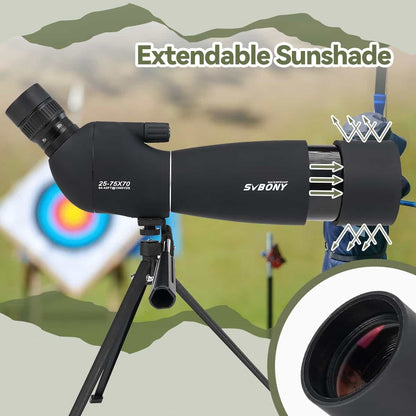 Kikkert SV28 Plus 25-75x70 til fotografi og fugleobservation - SVBONY