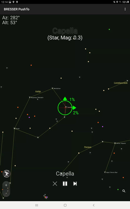 PushTo AR-80/400 Smart Telescope with tripod