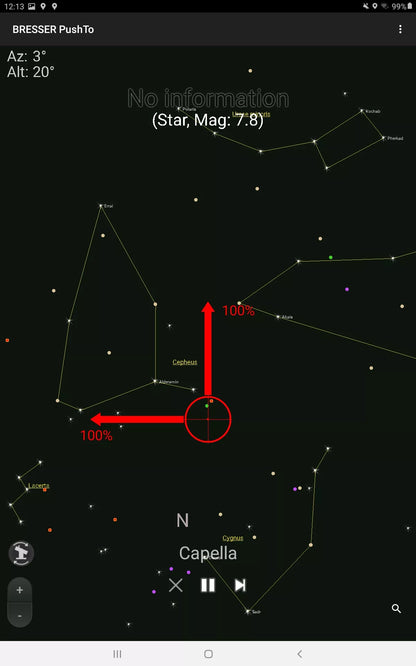 PushTo AR-80/400 Smart Telescope with tripod