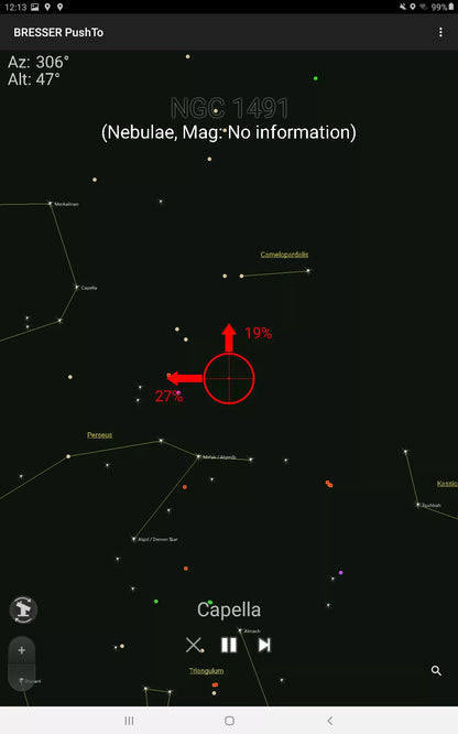 PushTo AR-80/400 Smart Telescope with tripod