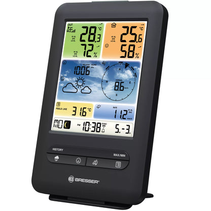 Professional WIFI Color Weather Station 5-in-1 Vertical