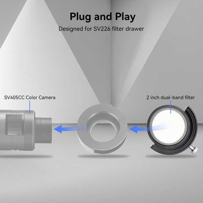 3 Supports de Filtre SVBONY SV226 2" pour Astrophotographie - SVBONY