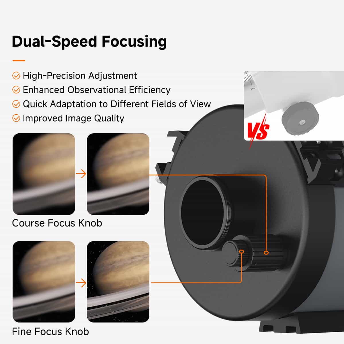 Telescopi Maksutov-Cassegrain MK127 per a l'astronomia - SVBONY