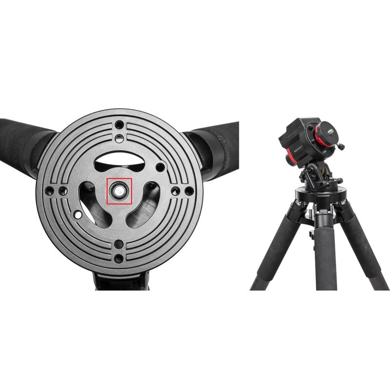 Trépied CF 40mm en carbone pour montures iOptron – Hauteur réglable 54–94 cm, charge 50 kg iOptron