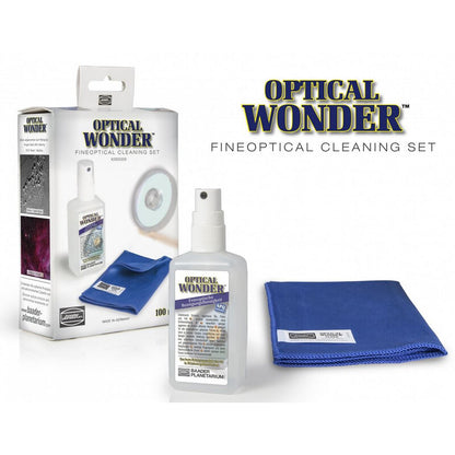 Kit de Nettoyage Optique 100 ml avec Chiffon Microfibre - Baader