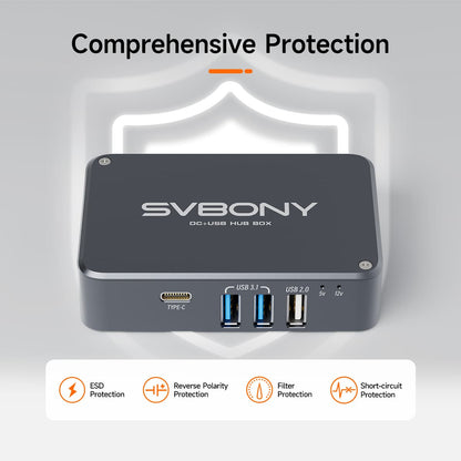 Boîtier d'Alimentation SV241 avec Hub USB 3.1 pour l'Astrophotographie - SVBONY