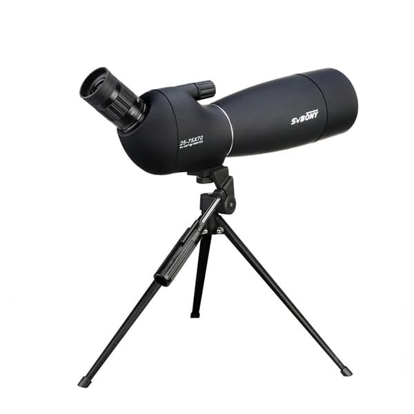 Longue-vue Svbony SV28 25-75x70 avec Trépied de Table - Observation et Photographie