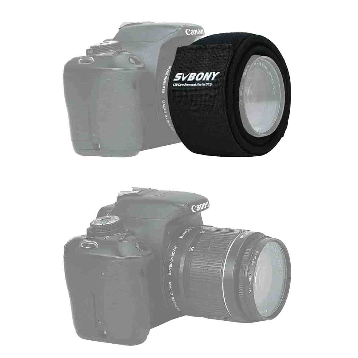 Bande Chauffante Antibuée 560mm 12V avec Réglage de Température pour Télescopes et Objectifs - SVBONY