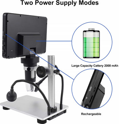Microscope Portable LCD 7" 1x-1200x avec Télécommande - SVBONY SV604
